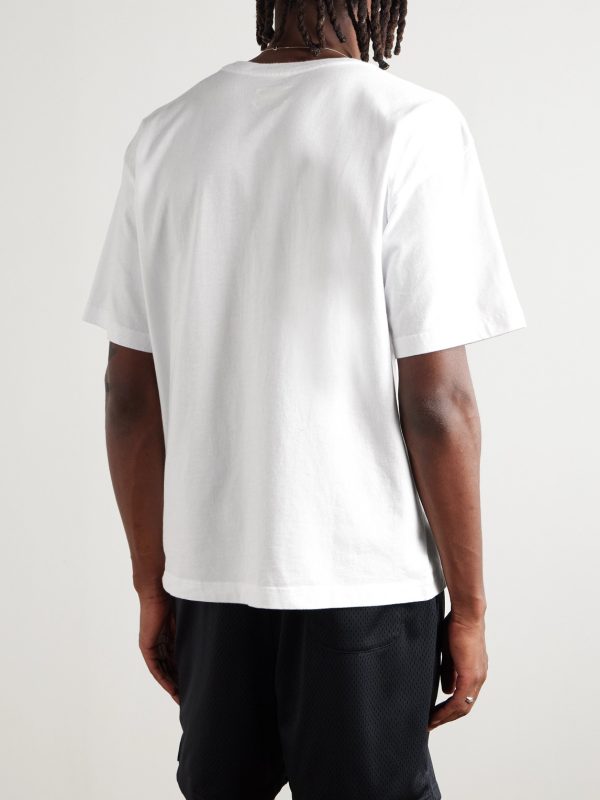 Logo-Print Cotton-Jersey T-Shirt - BK Logo-Print Cotton-Jersey T-Shirt - BK