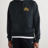 Unisphere Logo-Print Cotton-Jersey Hoodie - FR Unisphere Logo-Print Cotton-Jersey Hoodie - FR
