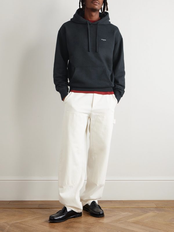 Logo-Print Cotton-Jersey Hoodie - OU Logo-Print Cotton-Jersey Hoodie - OU