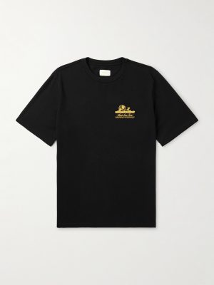 Unisphere Logo-Print Cotton-Jersey T-Shirt Unisphere Logo-Print Cotton-Jersey T-Shirt