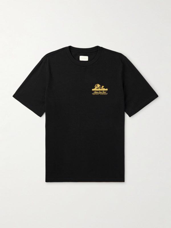 Unisphere Logo-Print Cotton-Jersey T-Shirt Unisphere Logo-Print Cotton-Jersey T-Shirt