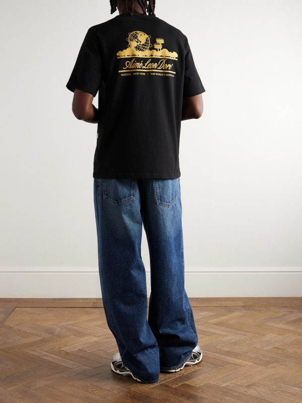 Unisphere Logo-Print Cotton-Jersey T-Shirt - OU Unisphere Logo-Print Cotton-Jersey T-Shirt - OU