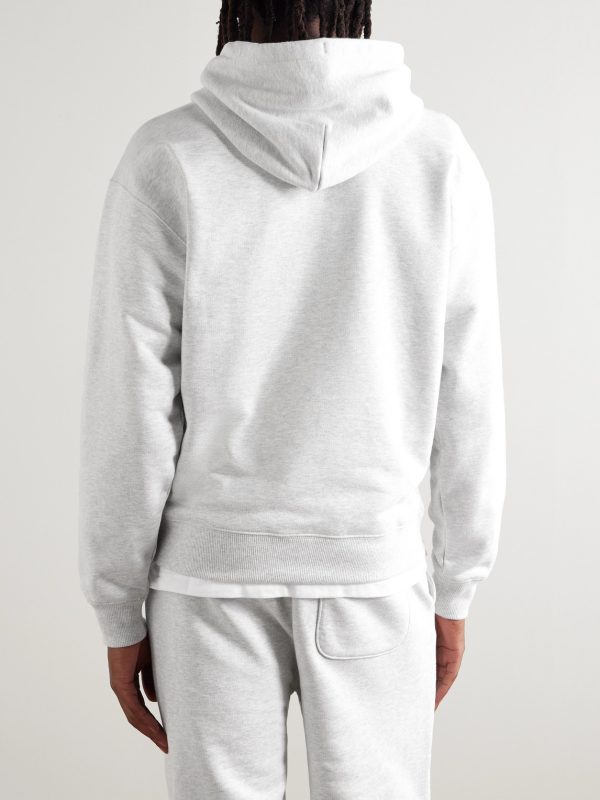 Logo-Print Cotton-Jersey Hoodie - BK Logo-Print Cotton-Jersey Hoodie - BK
