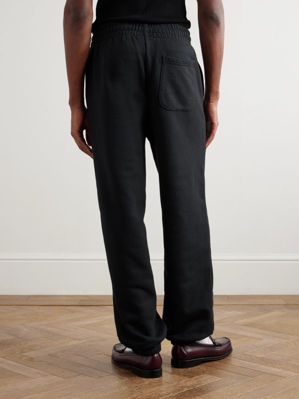 Straight-Leg Logo-Print Cotton-Jersey Sweatpants - BK Straight-Leg Logo-Print Cotton-Jersey Sweatpants - BK
