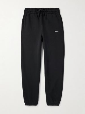 Straight-Leg Logo-Print Cotton-Jersey Sweatpants Straight-Leg Logo-Print Cotton-Jersey Sweatpants