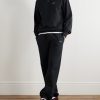 Straight-Leg Logo-Print Cotton-Jersey Sweatpants - OU Straight-Leg Logo-Print Cotton-Jersey Sweatpants - OU