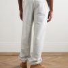 Straight-Leg Logo-Print Cotton-Jersey Sweatpants - BK