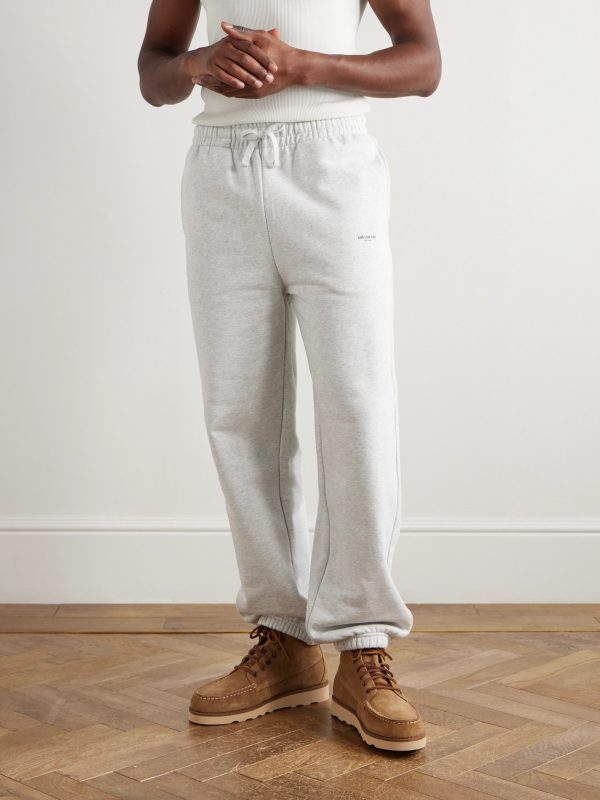 Straight-Leg Logo-Print Cotton-Jersey Sweatpants - FR