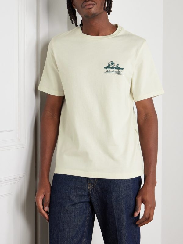 Unisphere Logo-Print Cotton-Jersey T-Shirt - FR Unisphere Logo-Print Cotton-Jersey T-Shirt - FR