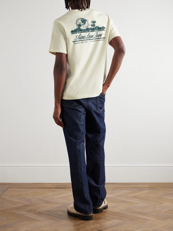 Unisphere Logo-Print Cotton-Jersey T-Shirt - OU Unisphere Logo-Print Cotton-Jersey T-Shirt - OU