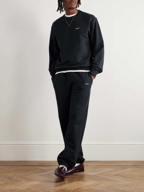 Logo-Print Cotton-Jersey Sweatshirt - OU