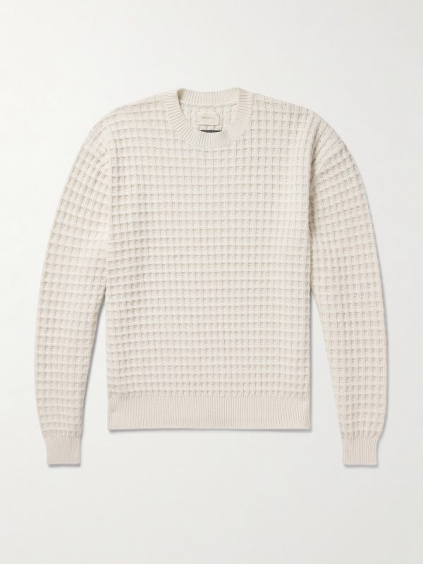 Waffle-Knit Cotton Sweater Waffle-Knit Cotton Sweater