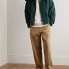 Waffle-Knit Cotton Sweater - OU Waffle-Knit Cotton Sweater - OU