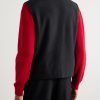 Jacquard-Knit Wool Zip-Up Gilet - BK