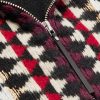 Jacquard-Knit Wool Zip-Up Gilet - CU