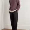 Abstract Jacquard-Knit Wool-Blend Sweater - OU