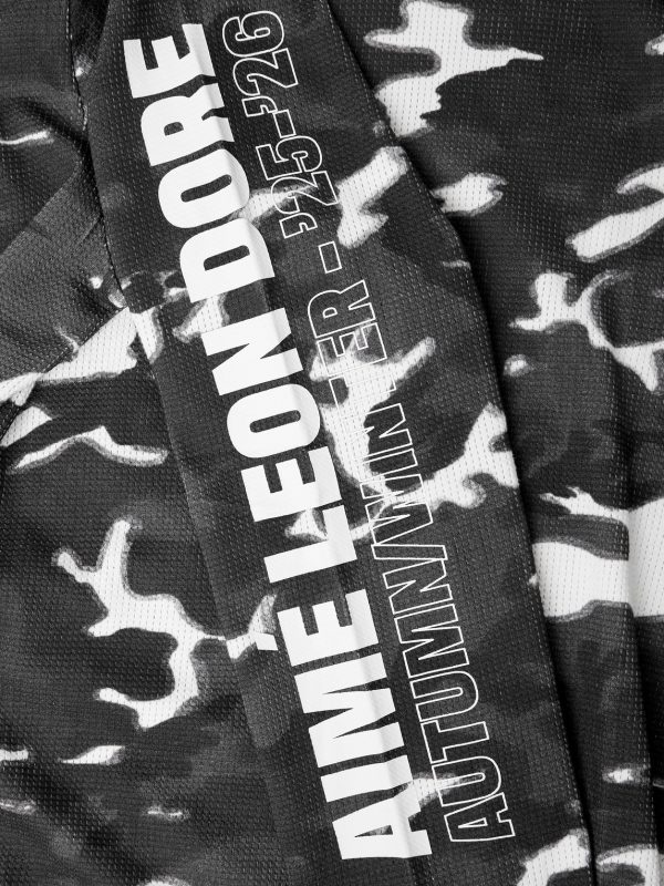 Camouflage-Print Cotton-Mesh T-Shirt - CU Camouflage-Print Cotton-Mesh T-Shirt - CU