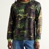 Camouflage-Print Waffle-Knit Cotton T-Shirt - FR