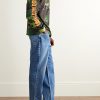 Camouflage-Print Waffle-Knit Cotton T-Shirt - OU