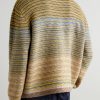 Abstract Jacquard-Knit Wool-Blend Sweater - BK