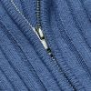Ribbed Merino Wool-Blend Zip-Up Sweater - CU Ribbed Merino Wool-Blend Zip-Up Sweater - CU