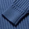 Ribbed Merino Wool-Blend Zip-Up Sweater - E1 Ribbed Merino Wool-Blend Zip-Up Sweater - E1