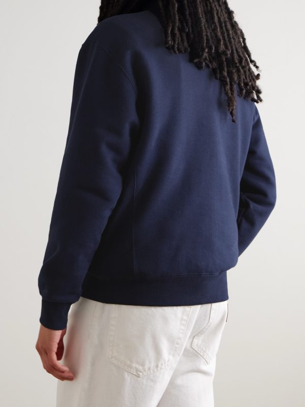 Logo-Print Cotton-Jersey Sweatshirt - BK Logo-Print Cotton-Jersey Sweatshirt - BK