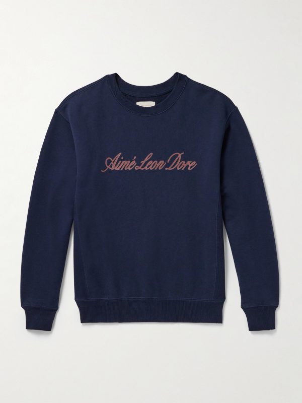 Logo-Print Cotton-Jersey Sweatshirt Logo-Print Cotton-Jersey Sweatshirt