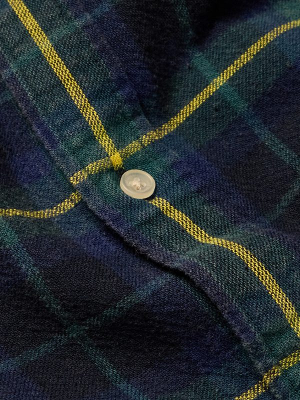 Checked Cotton-Flannel Shirt - E1