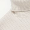 Ribbed Merino Wool and Cotton-Blend Rollneck Sweater - CU