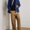 Ribbed Merino Wool and Cotton-Blend Rollneck Sweater - OU Ribbed Merino Wool and Cotton-Blend Rollneck Sweater - OU