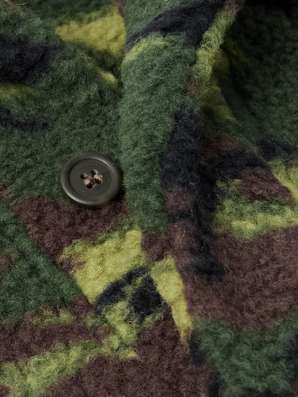 Camouflage-Print Wool-Fleece Sweatshirt - CU Camouflage-Print Wool-Fleece Sweatshirt - CU