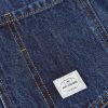 Corduroy-Trimmed Denim Barn Jacket - E1 Corduroy-Trimmed Denim Barn Jacket - E1