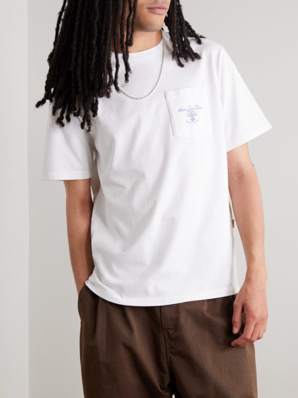 Clothier Logo-Print Cotton-Jersey T-Shirt - FR