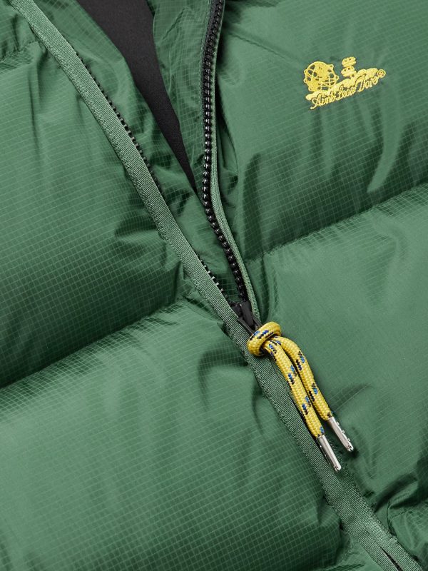 Logo-Embroidered WINDSTOPPER® by GORE-TEX LABS Hooded Down Jacket - CU Logo-Embroidered WINDSTOPPER® by GORE-TEX LABS Hooded Down Jacket - CU