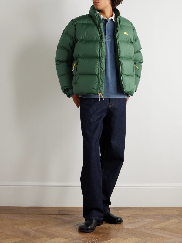 Logo-Embroidered WINDSTOPPER® by GORE-TEX LABS Hooded Down Jacket - OU Logo-Embroidered WINDSTOPPER® by GORE-TEX LABS Hooded Down Jacket - OU