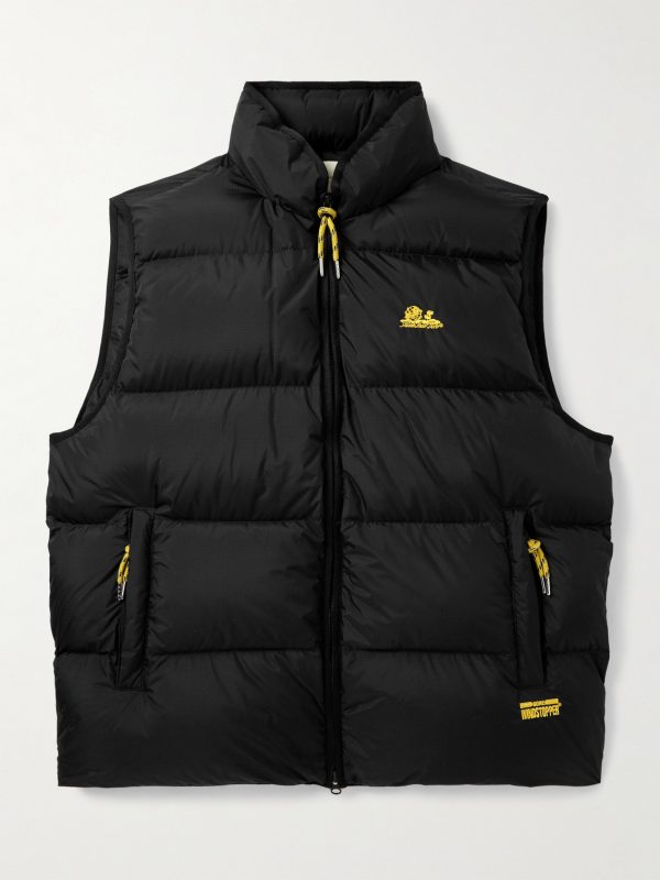 Logo-Embroidered Quilted WINDSTOPPER® by GORE-TEX LABS Down Gilet