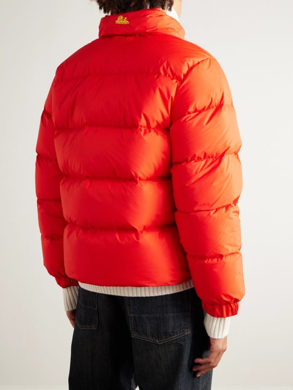 Unisphere Padded Quilted WINDSTOPPER® by GORE-TEX LABS Ripstop Hooded Down Jacket - BK Unisphere Padded Quilted WINDSTOPPER® by GORE-TEX LABS Ripstop Hooded Down Jacket - BK