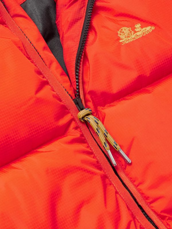 Unisphere Padded Quilted WINDSTOPPER® by GORE-TEX LABS Ripstop Hooded Down Jacket - CU Unisphere Padded Quilted WINDSTOPPER® by GORE-TEX LABS Ripstop Hooded Down Jacket - CU
