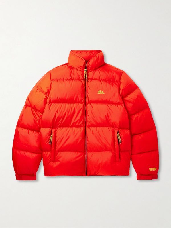 Unisphere Padded Quilted WINDSTOPPER® by GORE-TEX LABS Ripstop Hooded Down Jacket Unisphere Padded Quilted WINDSTOPPER® by GORE-TEX LABS Ripstop Hooded Down Jacket