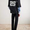 + Mitchell & Ness Oversized Appliquéd Mesh T-Shirt - BK + Mitchell & Ness Oversized Appliquéd Mesh T-Shirt - BK
