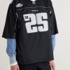 + Mitchell & Ness Oversized Appliquéd Mesh T-Shirt - FR + Mitchell & Ness Oversized Appliquéd Mesh T-Shirt - FR