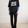 + Mitchell & Ness Oversized Appliquéd Mesh T-Shirt - OU + Mitchell & Ness Oversized Appliquéd Mesh T-Shirt - OU