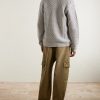 Open-Knit Wool-Blend Shirt - BK Open-Knit Wool-Blend Shirt - BK