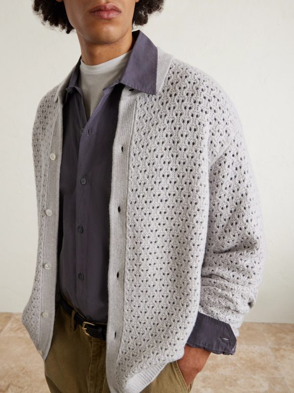 Open-Knit Wool-Blend Shirt - CU Open-Knit Wool-Blend Shirt - CU