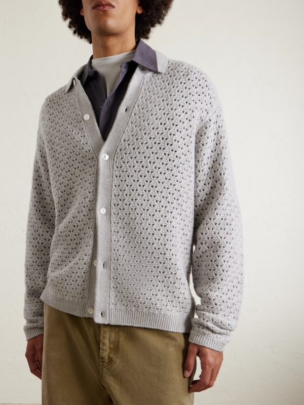 Open-Knit Wool-Blend Shirt - FR Open-Knit Wool-Blend Shirt - FR