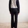 Logo-Jacquard Wool Zip-Up Sweater - BK Logo-Jacquard Wool Zip-Up Sweater - BK
