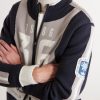Logo-Jacquard Wool Zip-Up Sweater - CU Logo-Jacquard Wool Zip-Up Sweater - CU