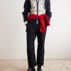 Logo-Jacquard Wool Zip-Up Sweater - OU Logo-Jacquard Wool Zip-Up Sweater - OU