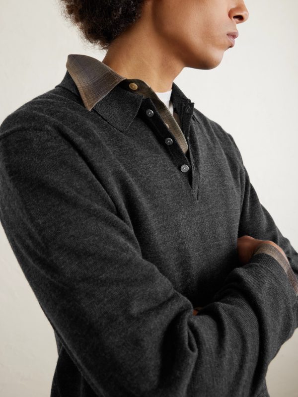Novelty Wool Polo Shirt - CU Novelty Wool Polo Shirt - CU